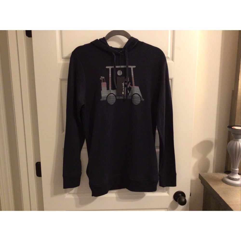 Travis Mathew Men's Tax Exempt Golf Hoodie Size S, Black NWT